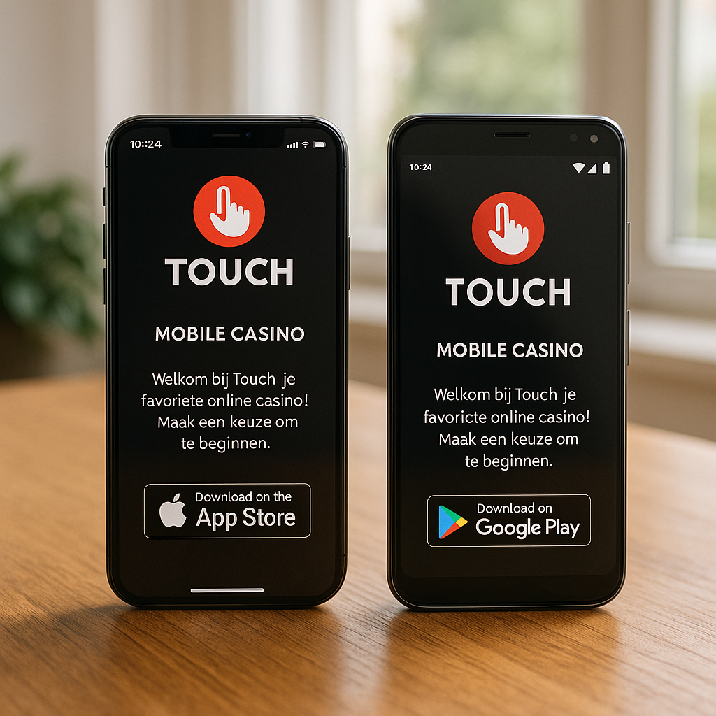Touch Casino - Browser Versie - Geoptimaliseerd voor iOS en Android zonder Download