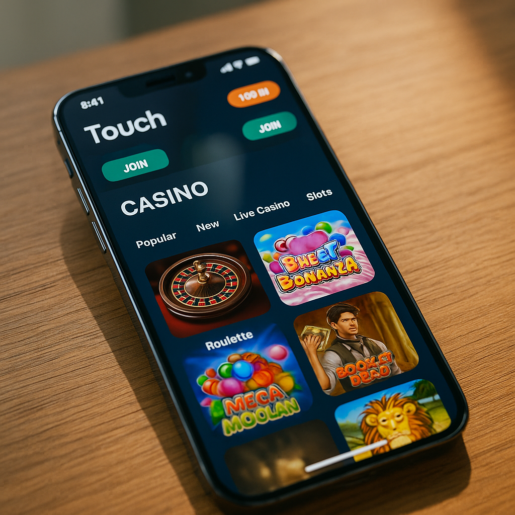 Touch Casino - Mobile Platform - Perfect Responsive voor Android en iPhone